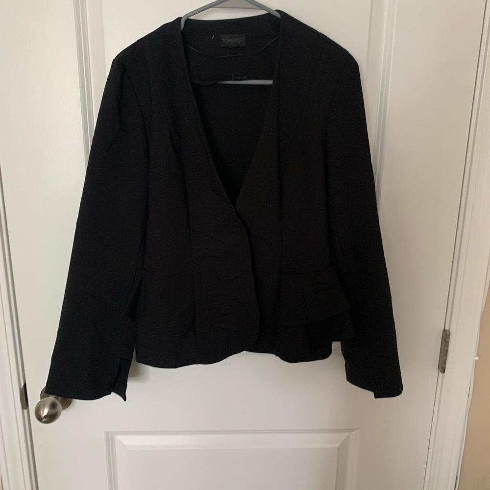 TopShop black suit jacket